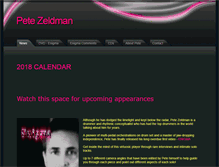 Tablet Screenshot of pete-zeldman.com